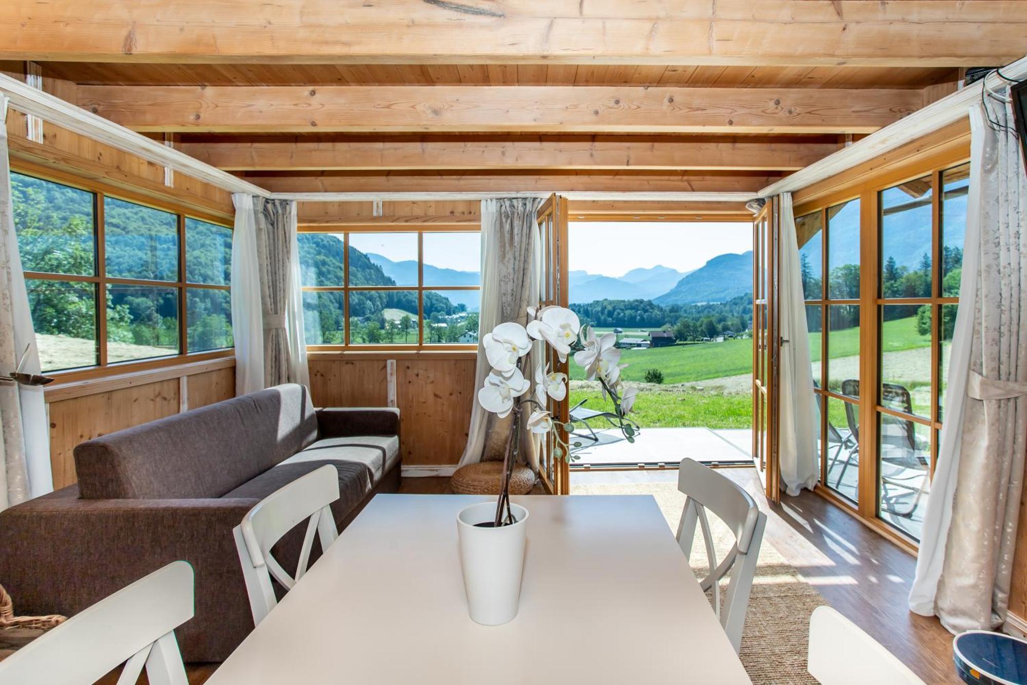 Naturresort Fischergut - Lodge Wolfgangthal Sankt Wolfgang im Salzkammergut Bagian luar foto